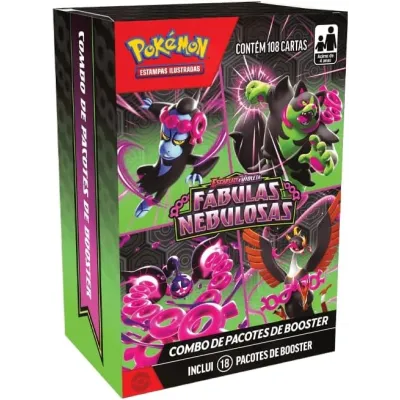 Pokémon - Escarlate e Violeta 06.5 - Fábulas Nebulosas - Combo de Booster