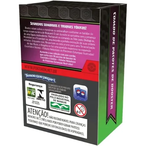 Pokémon - Escarlate e Violeta 06.5 - Fábulas Nebulosas - Combo de Booster