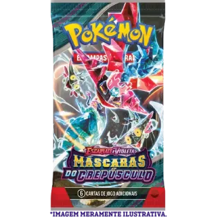 Pokémon - Escarlate e Violeta 06 - Máscaras do Crepúsculo - Booster