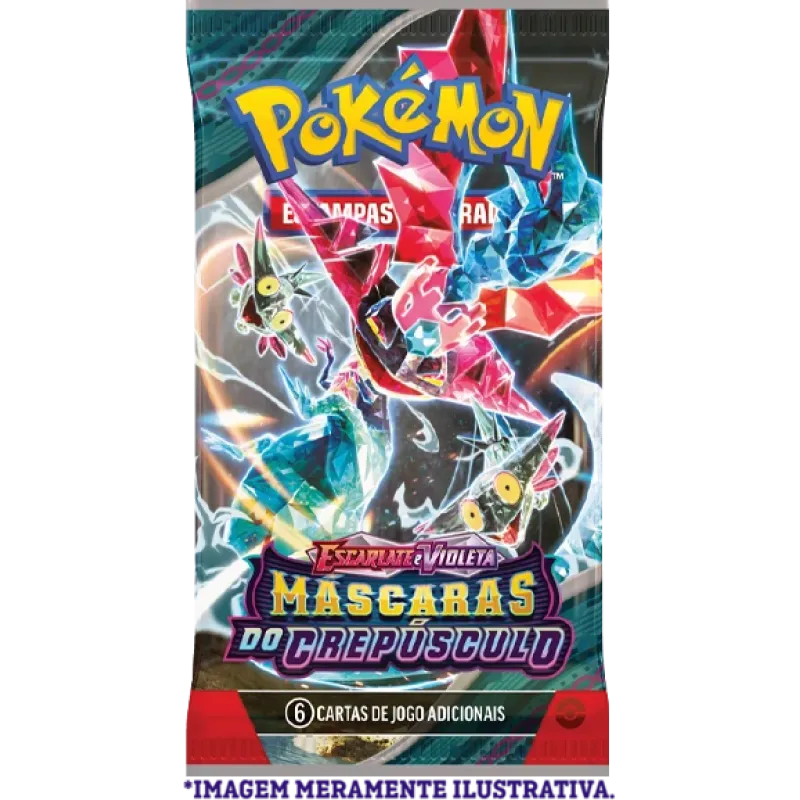 Pokémon - Escarlate e Violeta 06 - Máscaras do Crepúsculo - Booster