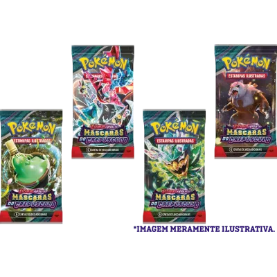Pokémon - Escarlate e Violeta 06 - Máscaras do Crepúsculo - Booster