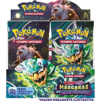 Pokémon - Escarlate e Violeta 06 - Máscaras do Crepúsculo - Booster Box