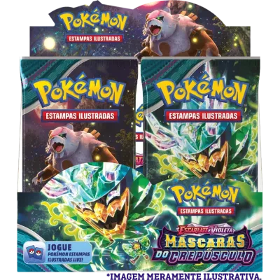 Pokémon - Escarlate e Violeta 06 - Máscaras do Crepúsculo - Booster Box