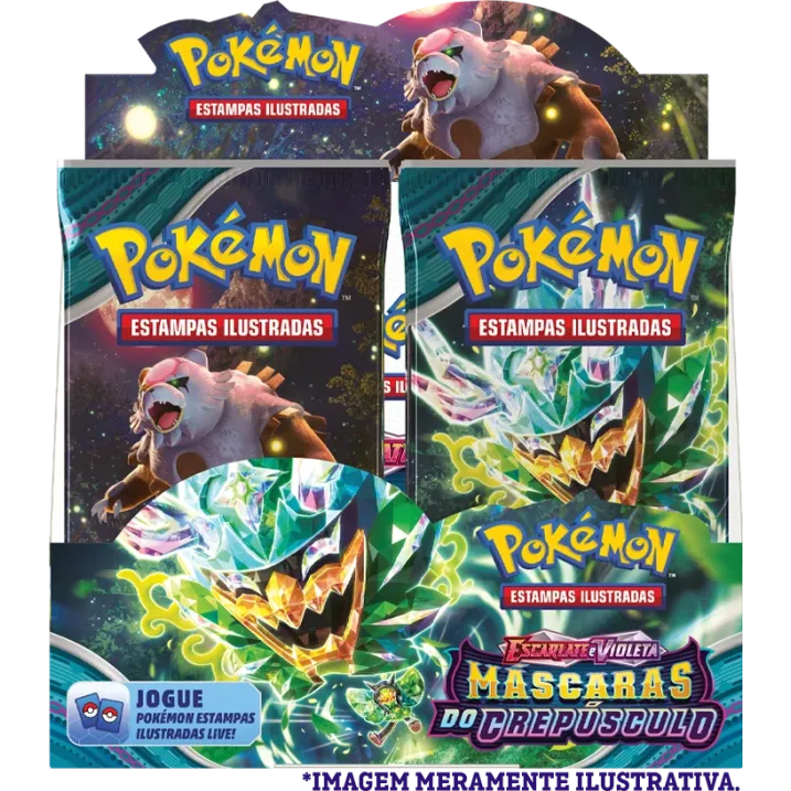 Pokémon - Escarlate e Violeta 06 - Máscaras do Crepúsculo - Booster Box
