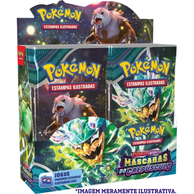 Pokémon - Escarlate e Violeta 06 - Máscaras do Crepúsculo - Booster Box
