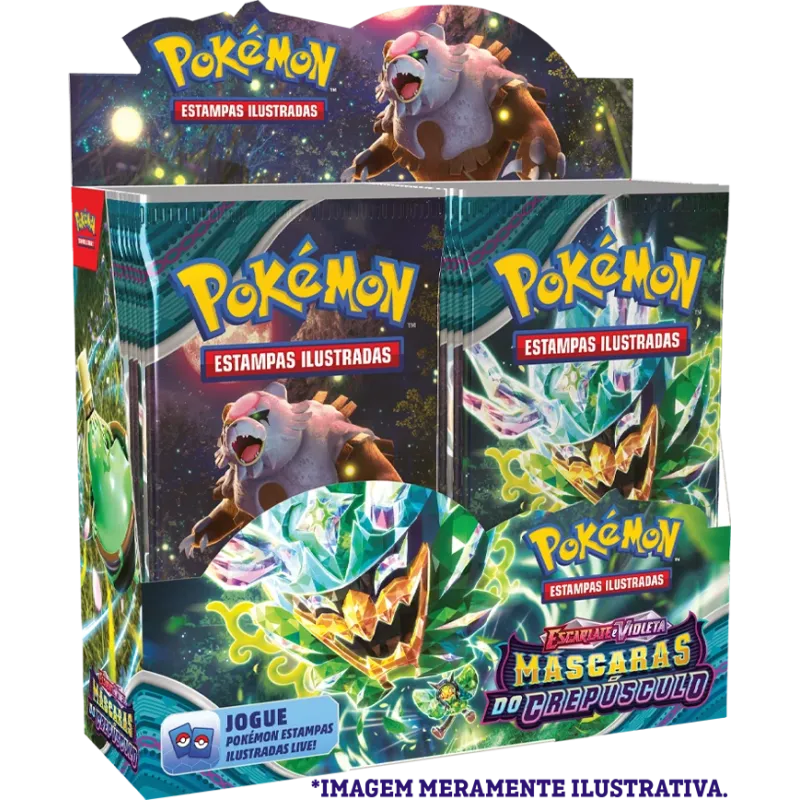 Pokémon - Escarlate e Violeta 06 - Máscaras do Crepúsculo - Booster Box