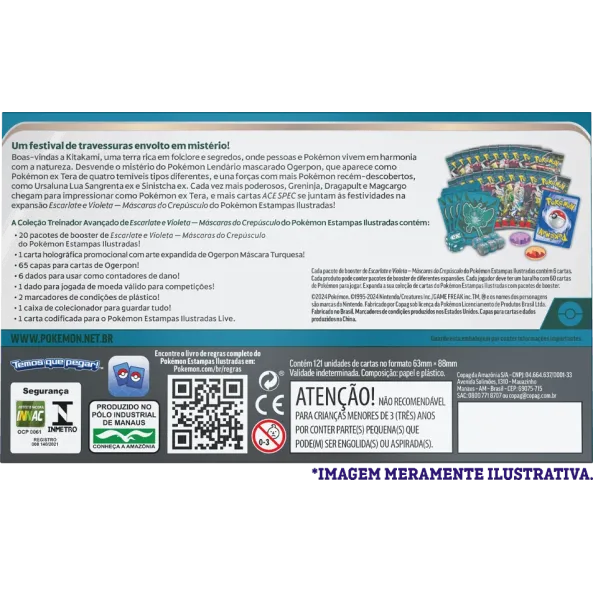 Pokémon - Escarlate e Violeta 06 - Máscaras do Crepúsculo - Coleção Treinador Avançado