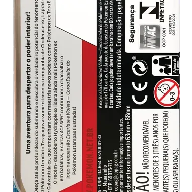 Pokémon - Escarlate e Violeta 07 - Coroa Estelar - Booster Pokémon - Escarlate e Violeta 07 - Coroa Estelar - Booster