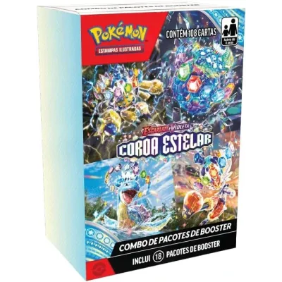 Pokémon - Escarlate e Violeta 07 - Coroa Estelar - Combo de Booster
