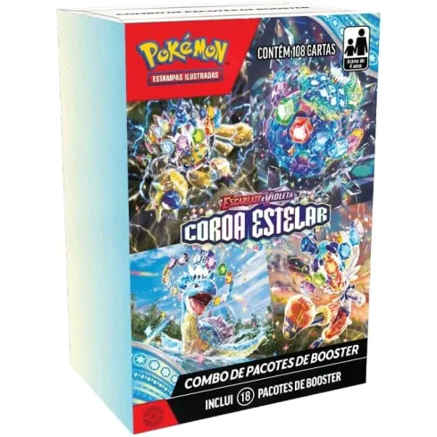 Pokémon - Escarlate e Violeta 07 - Coroa Estelar - Combo de Booster