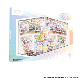 Pokémon - Escarlate e Violeta 08.5 - Evoluções Prismáticas - Box Coleção Arco-Íris