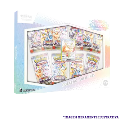 Pokémon - Escarlate e Violeta 08.5 - Evoluções Prismáticas - Box Coleção Arco-Íris