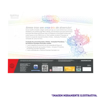 Pokémon - Escarlate e Violeta 08.5 - Evoluções Prismáticas - Box Coleção Arco-Íris