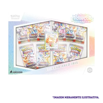 Pokémon - Escarlate e Violeta 08.5 - Evoluções Prismáticas - Box Coleção Arco-Íris