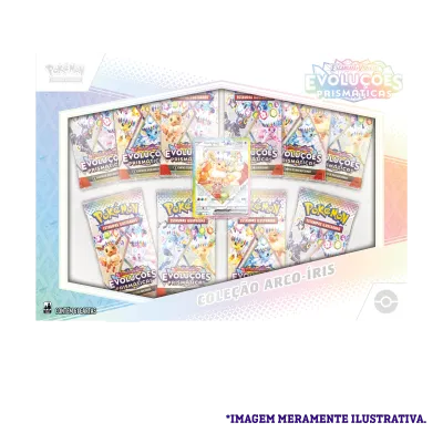 Pokémon - Escarlate e Violeta 08.5 - Evoluções Prismáticas - Box Coleção Arco-Íris