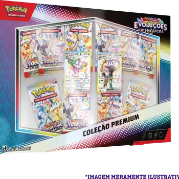 Pokémon - Escarlate e Violeta 08.5 - Evoluções Prismáticas - Box Coleção Premium