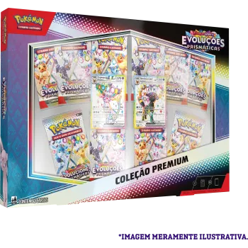 Pokémon - Escarlate e Violeta 08.5 - Evoluções Prismáticas - Box Coleção Premium
