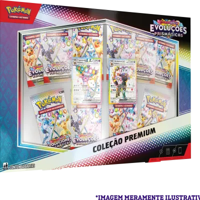 Pokémon - Escarlate e Violeta 08.5 - Evoluções Prismáticas - Box Coleção Premium