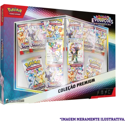 Pokémon - Escarlate e Violeta 08.5 - Evoluções Prismáticas - Box Coleção Premium