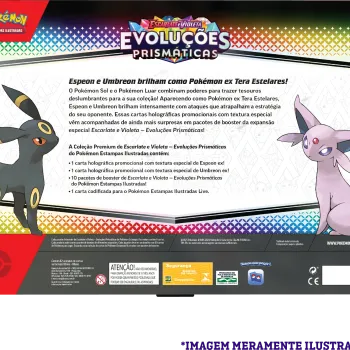 Pokémon - Escarlate e Violeta 08.5 - Evoluções Prismáticas - Box Coleção Premium