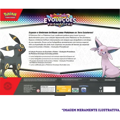 Pokémon - Escarlate e Violeta 08.5 - Evoluções Prismáticas - Box Coleção Premium