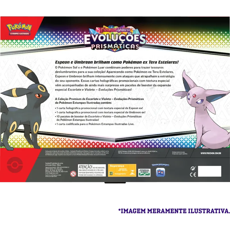 Pokémon - Escarlate e Violeta 08.5 - Evoluções Prismáticas - Box Coleção Premium