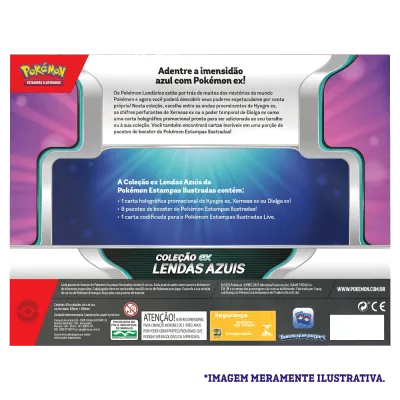 Pokémon - Box Coleção EX Lendas Azuis: Dialga