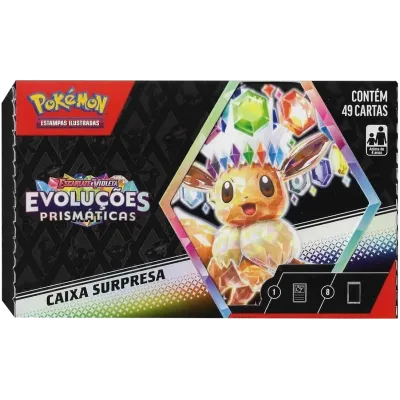 Pokémon - Escarlate e Violeta 08.5 - Evoluções Prismáticas - Caixa Surpresa