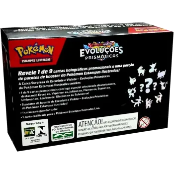 Pokémon - Escarlate e Violeta 08.5 - Evoluções Prismáticas - Caixa Surpresa