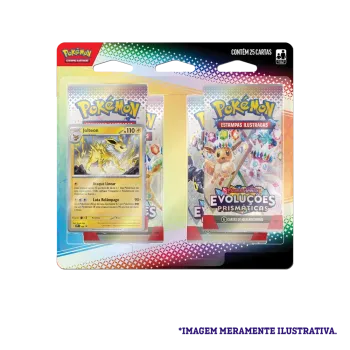 Pokémon - Escarlate e Violeta 08.5 - Evoluções Prismáticas - Blister com 4 booster + Jolteon