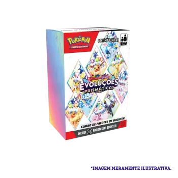 Pokémon - Escarlate e Violeta 08.5 - Evoluções Prismáticas - Combo de Booster