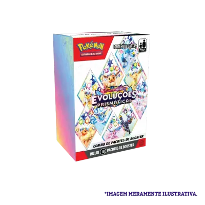 Pokémon - Escarlate e Violeta 08.5 - Evoluções Prismáticas - Combo de Booster