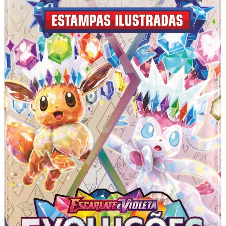 Pokémon - Escarlate e Violeta 08.5 - Evoluções Prismáticas - Booster Pokémon - Escarlate e Violeta 08.5 - Evoluções Prismáticas - Booster