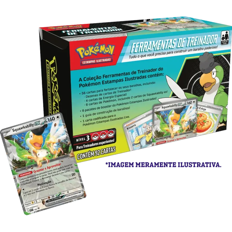 Pokemon - Ferramentas de Treinador Squawkabilly EX