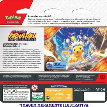 Pokémon - Escarlate e Violeta 08 - Fagulhas Impetuosas - Blister com 4 booster + Quagsire