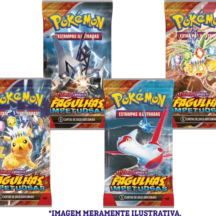 Pokémon - Escarlate e Violeta 08 - Fagulhas Impetuosas - Booster Pokémon - Escarlate e Violeta 08 - Fagulhas Impetuosas - Booster