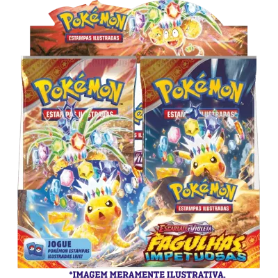 Pokémon - Escarlate e Violeta 08 - Fagulhas Impetuosas - Booster Box
