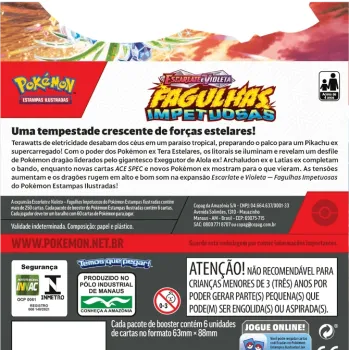 Pokémon - Escarlate e Violeta 08 - Fagulhas Impetuosas - Booster Box
