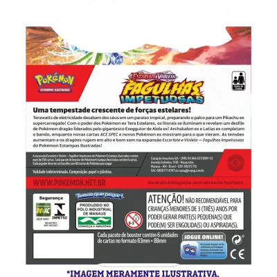 Pokémon - Escarlate e Violeta 08 - Fagulhas Impetuosas - Booster Box