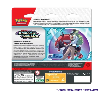 Pokémon - Escarlate e Violeta 09 - Amigos de Jornada - Blister com 3 booster + Yanma