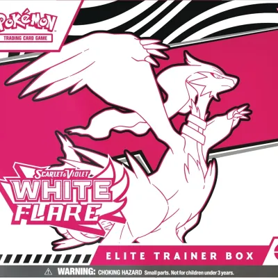 Pokémon - Escarlate e Violeta 10.5 - Fogo Branco e Raio Preto - Coleção Treinador Avançado - Fogo Branco(Inglês)