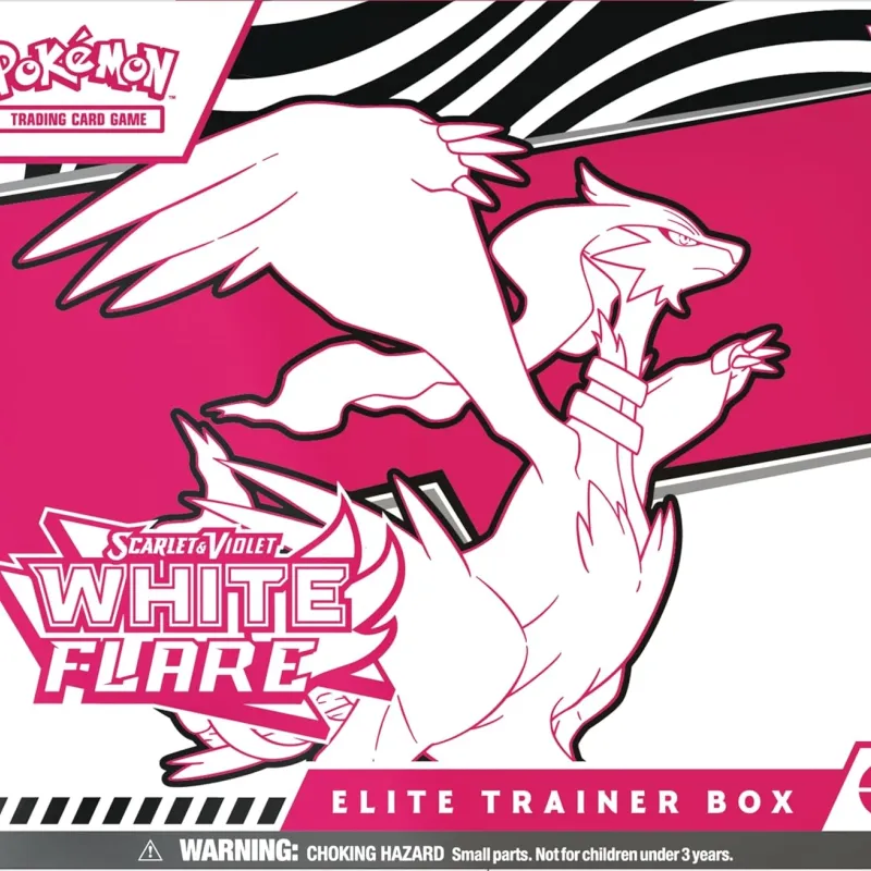 Pokémon - Escarlate e Violeta 10.5 - Fogo Branco e Raio Preto - Coleção Treinador Avançado - Fogo Branco(Inglês)