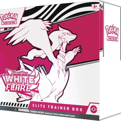 Pokémon - Escarlate e Violeta 10.5 - Fogo Branco e Raio Preto - Coleção Treinador Avançado - Fogo Branco(Inglês)