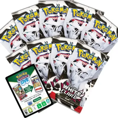 Pokémon - Escarlate e Violeta 10.5 - Fogo Branco e Raio Preto - Coleção Treinador Avançado - Fogo Branco(Inglês)