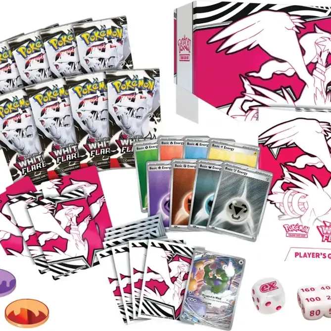 Pokémon - Escarlate e Violeta 10.5 - Fogo Branco e Raio Preto - Coleção Treinador Avançado - Fogo Branco(Inglês)