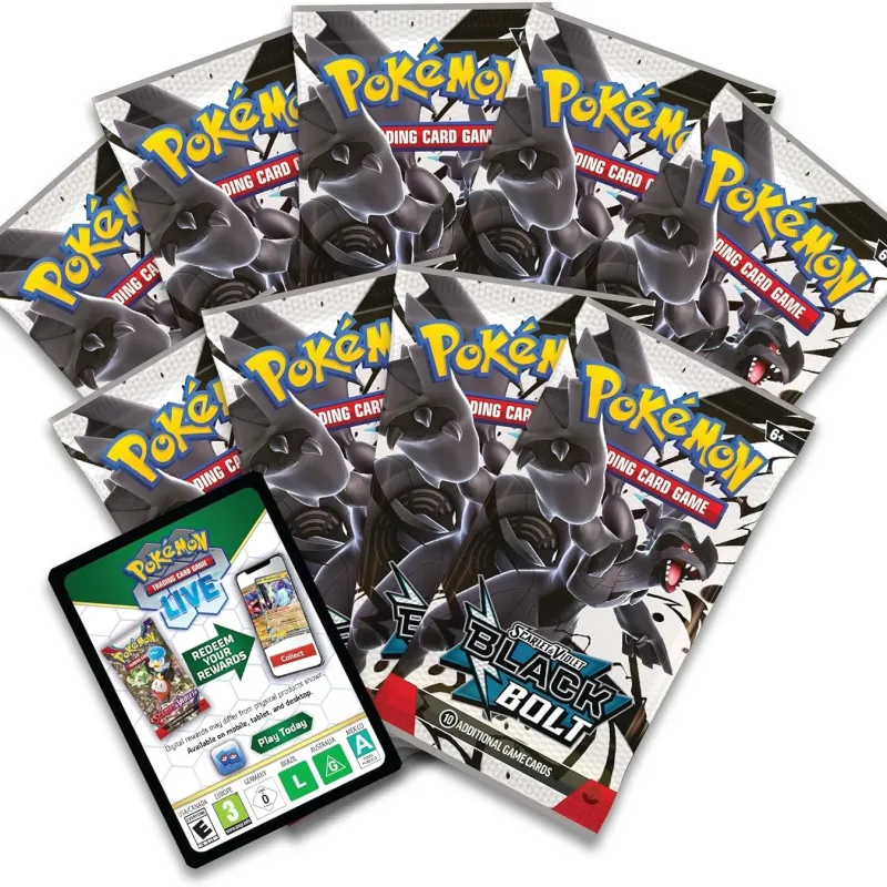 Pokémon - Escarlate e Violeta 10.5 - Fogo Branco e Raio Preto - Coleção Treinador Avançado - Raio Preto(Inglês)