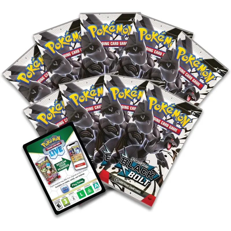 Pokémon - Escarlate e Violeta 10.5 - Fogo Branco e Raio Preto - Coleção Treinador Avançado - Raio Preto(Inglês) (Previsão de Envio 18/07/25) Pokémon - Escarlate e Violeta 10.5 - Fogo Branco e Raio Preto - Coleção Treinador Avançado - Raio Preto(Inglês) (Previsão de Envio 18/07/25)