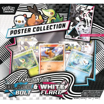 Pokémon - Escarlate e Violeta 10.5 - Fogo Branco e Raio Preto - Unova Poster Collection (Inglês)