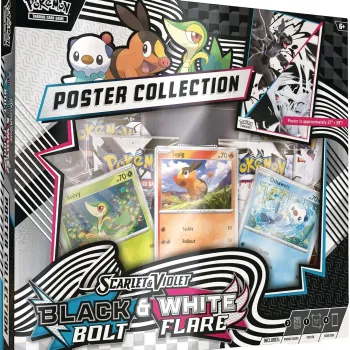 Pokémon - Escarlate e Violeta 10.5 - Fogo Branco e Raio Preto - Unova Poster Collection (Inglês)