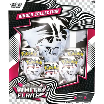 Pokémon - Escarlate e Violeta 10.5 - Fogo Branco e Raio Preto - White Flare Binder (Inglês)